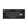 Akko 5075B Plus Mechanical Keyboard 75% Percent RGB Hot-swappable Creamy Keyboard with Knob, Black & Silver Theme with PBT Double Shot ASA Profile Keycaps V3 Creamy Yellow Pro Switch view 1