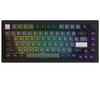 Akko 5075B Plus Mechanical Keyboard 75% Percent RGB Hot-swappable Creamy Keyboard with Knob, Black & Silver Theme with PBT Double Shot ASA Profile Keycaps V3 Creamy Yellow Pro Switch view 4