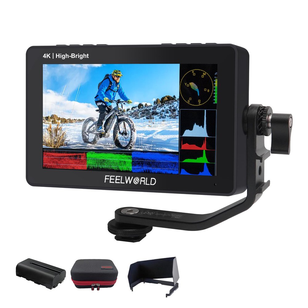 FEELWORLD F5 Pro X 5.5 Touch Screen DSLR Camera Field Monitors