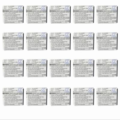 (20 Pack) XSP Battery for Logitech Harmony 1000 1100 1100i 915 C-LR65 C-RL65 Universal Remote Control PN 190582-0000 F12440056 K398 L-LU18