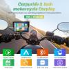 Carpuride W502 Motorcycle GPS Wireless Portable Carplay/Android Auto Waterproof Car Stereo, 5" IPS Touch Screen with Dual Bluetooth, Navigation/Siri/G00gle Assistant for Motorbike view 2