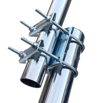 FANRTE U-Bracket for Starlink Dish Pipe Adapter Mount Side Installation,Universal U-Bolt Clamp Roof Mounting Bracket Mast to Pole to Pipe Mounting Kits for Antennas,Weather Station,Cameras,WiFi,Yagi