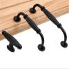 FidemM Black Aluminum Alloy Door Handle Drawer Kitchen Cupboard Cabinet Drawer Pull Knobs for Furniture Hardware 1Pcs view 3