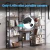 Mini Camera, Ultra Thin Small Camera, 1080P HD Night Vision Wide Angle Nanny Cam, Support APP Real Time for Home and Office view 2