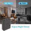Mini Camera, Ultra Thin Small Camera, 1080P HD Night Vision Wide Angle Nanny Cam, Support APP Real Time for Home and Office view 3