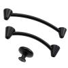 FidemM Black Cabinet Handles Solid Drawer Knobs Kitchen Cupboard Door Pulls Furniture Handle Cabinet Hardware 1Pcs view 1
