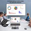 Laptop Docking Station for MacBook Pro/Air/Dell/HP/Surface HC 11-in-1 USB C Hub 360Rotatable Laptop Stand with USB Hub 4K HDMI USB 3.0 PD100W 3.5mm Audio Jack RJ 45 TF/SD Reader Universal Laptop Dock view 3