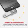 chenyang USB C Connector USB 3.0 to USB C OTG Data 10Gbps PD 120W Power Adapter Alloy Shell 90 Degree Right Angled view 4