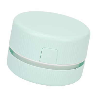 Desk Vacuum Cleaner, Strong Suction Portable Handheld Dust Sweeper for Keyboard, Home, School, Office, Sofa (Green)