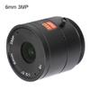 6mm 3 MP CCTV Camera Lens, F1.4 Professional CS Mount 1/2.5" Security Camera Len Fixed Focal Length Lens for Security Surveillance Camera view 4
