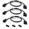 (3-Pack) ARGB Extension Cable, 5V 3-pin to JST SM 3Pin Male ARGB Adapter Cable 1-to-1, Addressable RGB Extension Cable, 1 to 1 Male ARGB Cable, 11.8 Inches view 1