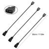 (3-Pack) ARGB Extension Cable, 5V 3-pin to JST SM 3Pin Male ARGB Adapter Cable 1-to-1, Addressable RGB Extension Cable, 1 to 1 Male ARGB Cable, 11.8 Inches view 3