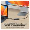 HyperDrive Next 4 Port USB C Hub for Mac, PC, Chromebook with 4K60Hz HDMI, 2 USB-A, USB C Hub 10Gbps, USB-C 10Gbps 100W Power Delivery Ports view 3