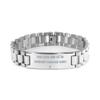 Beautiful Apartment manager Gifts, Keep Calm and Let the, Birthday Ladder Bracelet For Apartment manager from Colleagues, Funny apartment manager gift ideas, Apartment manager ladder safety tips, view 1