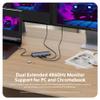 HyperDrive Next 11 Port USB C Hub for Mac, PC, and Chromebook w/ 2 4K60Hz HDMI, 2 USB-A, 2 USB-C Hub 10Gbps,140W Power Delivery, SD & microSD Card Reader, Ethernet, 3.5mm Audio Ports view 3