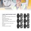 10pcs Earphone Jack Dust Cover, Replacement Headphone Port Cover for 5R 5RE Walkie Talkie with Size, DIY and Repair Parts for 5R view 2