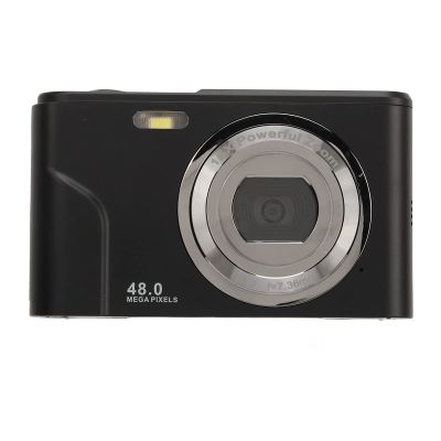 48MP Digital Camera 16X Zoom, 1080P, 2.4 Inch Display, Compact Camera for Travel, Graduation, Wedding Ceremonies (Star Black)