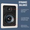 Polk Audio RC55i 2 Way in Wall Speakers - 4 Pack (White) view 4