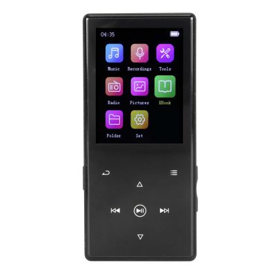 MP3 Player with Bluetooth 5.0, Noise Canceling HiFi Lossless Sound MP3 MP4 Player, HiFi Music Speaker, E Book Reader, Video Play, FM Radio (32GB)