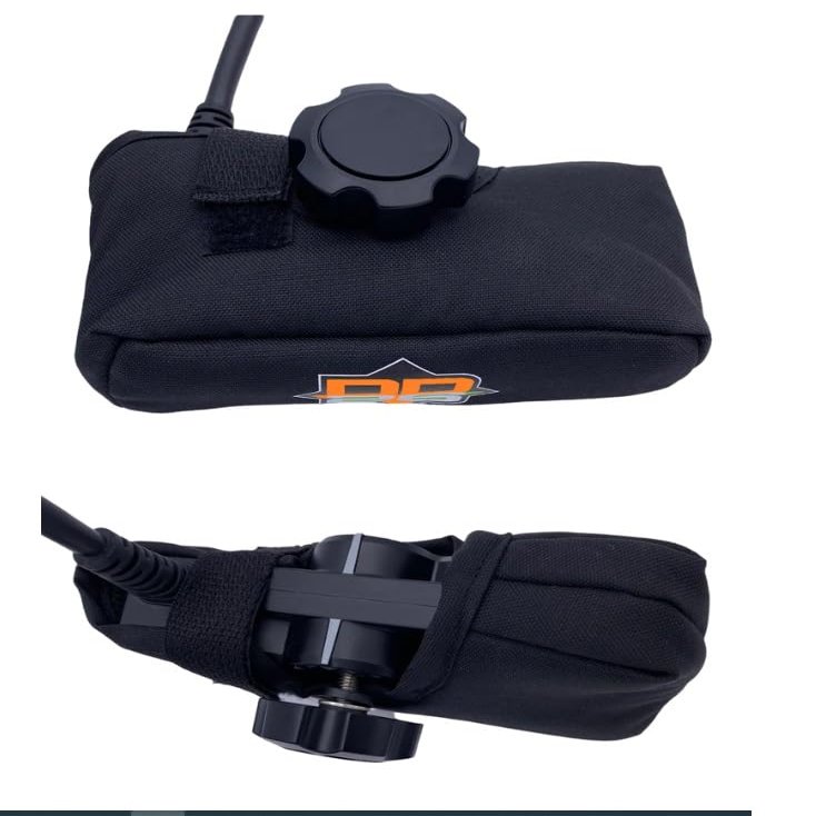 DD26 Fishing Padded Transducer Cover for The Garmin LVS34 (Orange)