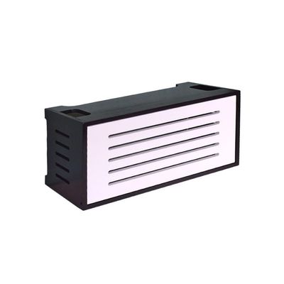 CLoxks Cable Management Box Router Storage Box Desktop Large Solid Wood Row Socket Light cat Machine top Cover Box Wire Storage Box (Color : 2)