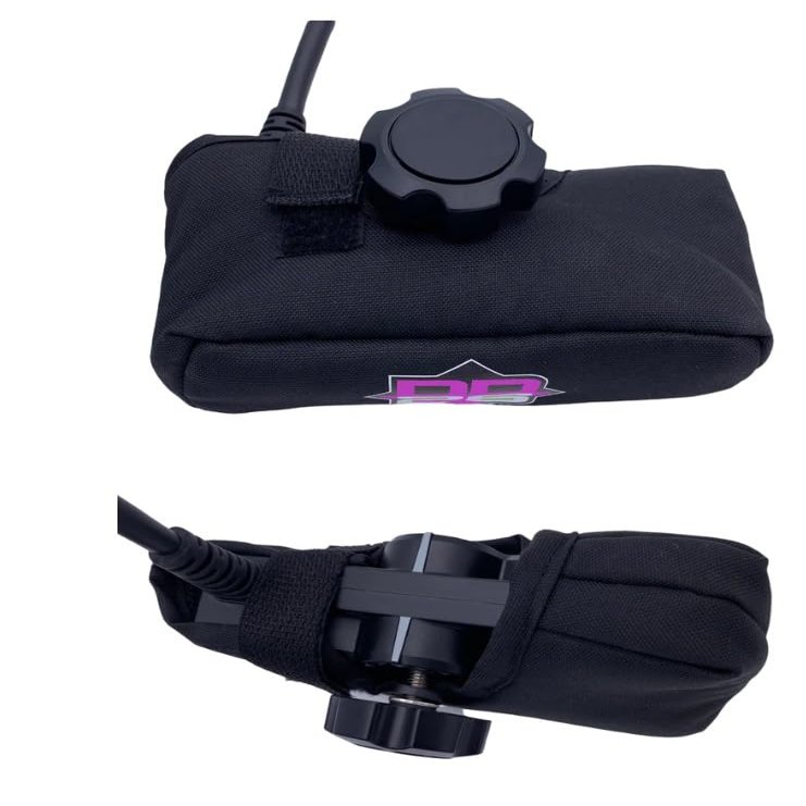 DD26 Fishing Padded Transducer Cover for The Garmin LVS34 (Purple)