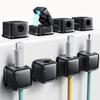 Cord Organizer Holder, 8 Pack Magnetic Desk Cable Clips Management, Hide Phone Charging Cable Keeper, Strong Adhesive Wire Charger Holder for Nightstand, Kitchen Appliances, Office Supplies view 1