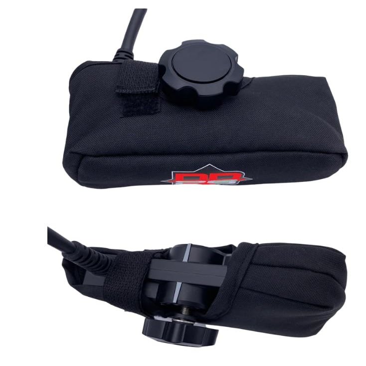 DD26 Fishing Padded Transducer Cover for The Garmin LVS34 (Red)