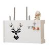 CLoxks Cable Management Box Bins Wall-Mounted Router Box Office Decor Console WiFi Box TV Lower Plug-in Shielding Box Wireless Storage Boxes Rack Bracket Wire Storage Box (Size : 1) view 1
