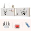 CLoxks Cable Management Box Bins Wall-Mounted Router Box Office Decor Console WiFi Box TV Lower Plug-in Shielding Box Wireless Storage Boxes Rack Bracket Wire Storage Box (Size : 1) view 4