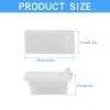 Auvotuis 20Pcs Silicone USB Port Cover, USB A Type Female Cover Plug Protector, White view 2