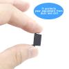 Auvotuis 20Pcs Silicone USB Port Cover, USB A Type Female Cover Plug Protector, Black view 3