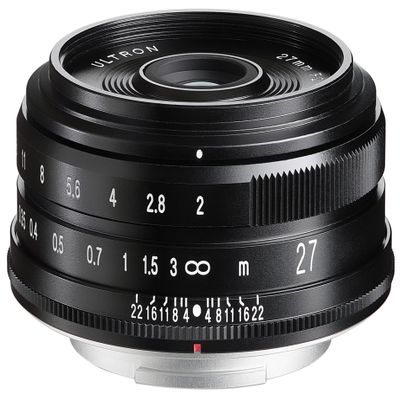 Voigtlander Fujifim X 27mm F2 Ultron Black