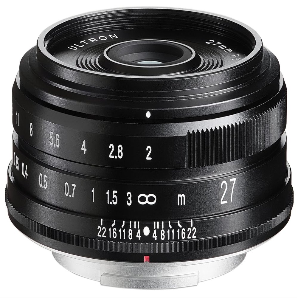 Voigtlander Fujifim X 27mm F2 Ultron Black