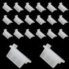 Auvotuis 20Pcs Silicone USB Port Cover, USB A Type Female Cover Plug Protector, Translucence view 1