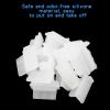 Auvotuis 20Pcs Silicone USB Port Cover, USB A Type Female Cover Plug Protector, Translucence view 4