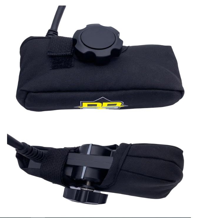 DD26 Fishing Padded Transducer Cover for The Garmin LVS34 (Yellow)