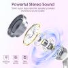 2025 Bluetooth 5.3 Headphones Wireless Earbuds HiFi Stereo, 40H Playtime in-Ear Earbud, Bluetooth Earbuds with LED Power Display, IP7 Waterproof Wireless Earphones Sport Headset for Android iOS view 2