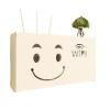 Cable Management Box WiFi Router Storage Box Outlet Set Top Cable Wooden Case Wall Mount Power Strip Switch Hide Shelf Home Office Hanging Organizers Wire Storage Box (Color : 1)
