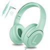 awatrue Kids Headphones for School Toddler Wired with Microphone Plug in Bulk Boys Headset Girls 3+ Year Old Green view 1