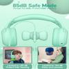 awatrue Kids Headphones for School Toddler Wired with Microphone Plug in Bulk Boys Headset Girls 3+ Year Old Green view 3