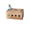 CLoxks Cable Management Box Junction Box Solid Wood Retro Simple Plug-in Wire Storage Box Socket Plug-in Board Box Power Cord Box Wire Storage Box (Size : 30cm) view 1