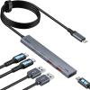 Aceele 10Gbps USB-A 3.2 Hub with 4 USB A 3.2 Ports Bundle of 10Gbps USB-C 3.2 Hub with 2 USB A 3.2 Ports & 2 USB C 3.2 Ports view 2