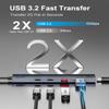Aceele 10Gbps USB-A 3.2 Hub with 4 USB A 3.2 Ports Bundle of 10Gbps USB-C 3.2 Hub with 2 USB A 3.2 Ports & 2 USB C 3.2 Ports view 3