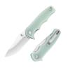 Kizer Yacht EDC Pocket Knife with 9Cr18MoV Steel Blade, Jade Tactical Hunting & Survival Knife with G10 Handle & Clip, L3004A1 view 1