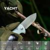 Kizer Yacht EDC Pocket Knife with 9Cr18MoV Steel Blade, Jade Tactical Hunting & Survival Knife with G10 Handle & Clip, L3004A1 view 2