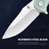 Kizer Yacht EDC Pocket Knife with 9Cr18MoV Steel Blade, Jade Tactical Hunting & Survival Knife with G10 Handle & Clip, L3004A1 view 3