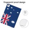 Australian Flag Fashion Case for IPAD Air4/Air5 10.9in, Pen Slot Protective Cover for IPAD Air4/Air5 10.9in, Convenient Magnetic Stand view 2