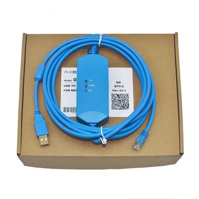 Applicable USB-KOYO PLC Programming Cable SN SM SH SR DL NK Series Data Upload/Download Cable Blue Isolated