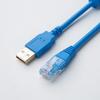 Applicable USB-KOYO PLC Programming Cable SN SM SH SR DL NK Series Data Upload/Download Cable Blue Isolated view 2